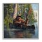Stupell Industries Mythical Monster in Canoe Framed Giclee Wall Art Design by Jim Baldwin
